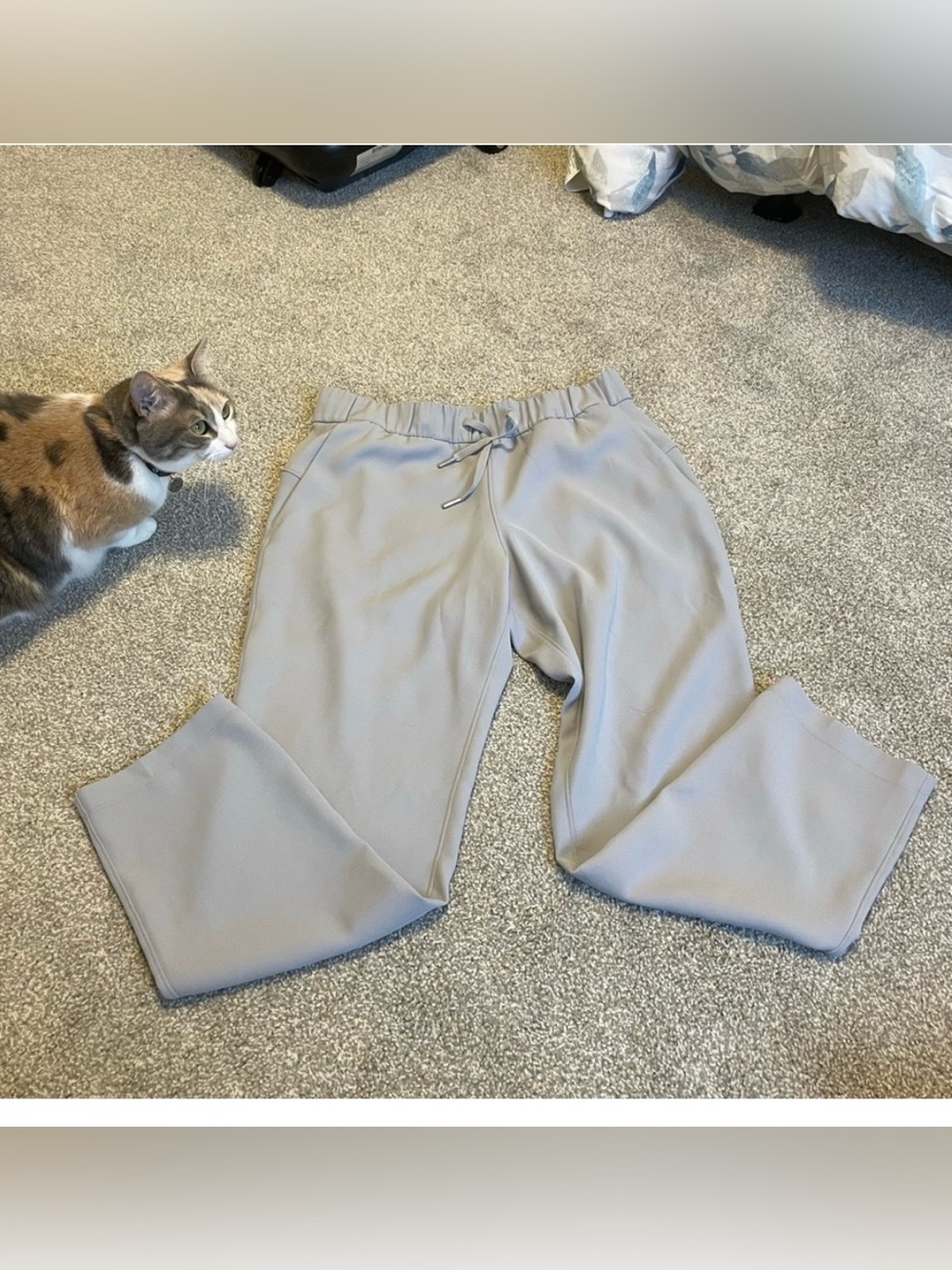 Gray Straight Leg Lululemon Pants